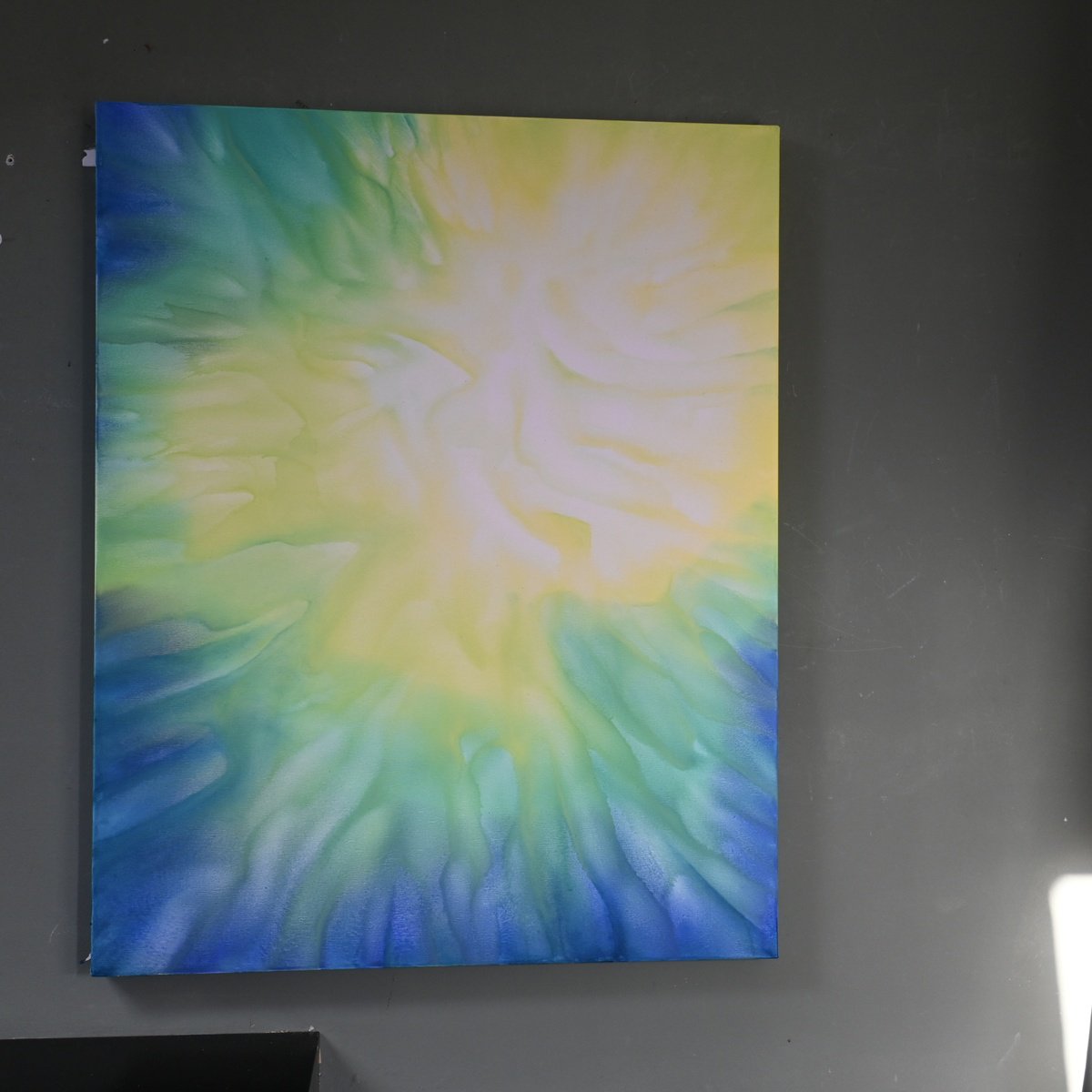 Geometric Oil Painting , Nucleo Di Luce By Giuseppe Pastore, 31 X 39, Artwork For Sale On Artfinder