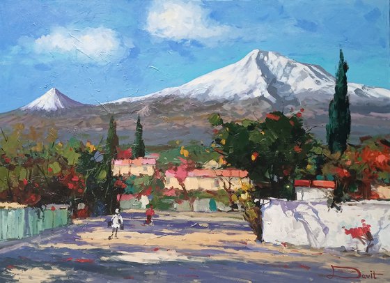 Ararat from the Village