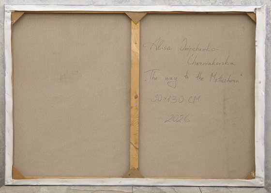 Winter day near the Matterhorn