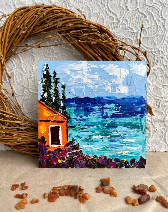 Amalfi Coast Positano Painting