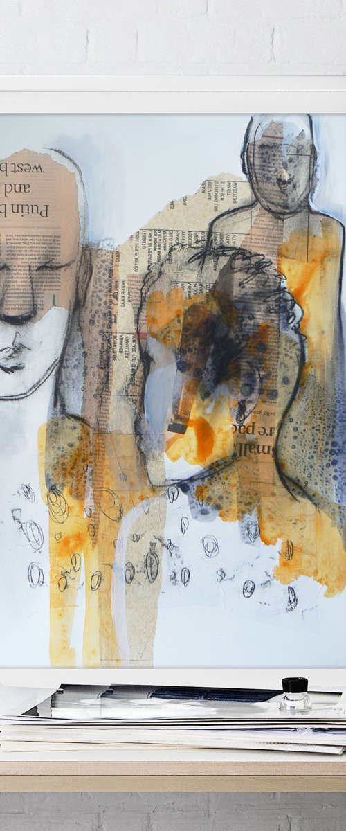 Study of a crowd #26 by Carolynne Coulson