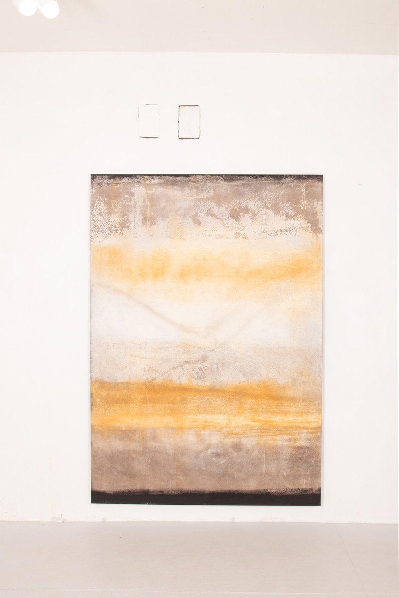 Abstract Acrylic Painting By Rokas Berziunas, 55 X 79", No. 25-55, Original Artwork