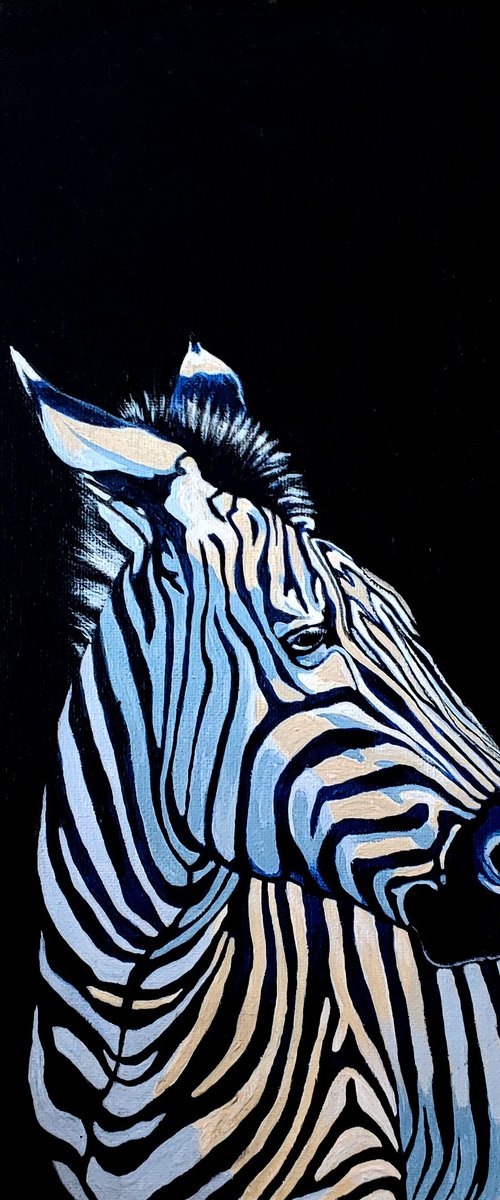 Melody of a Blue Zebra by Alison Caltrider