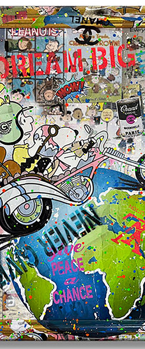 Snoopy Around the World by Gardani Art