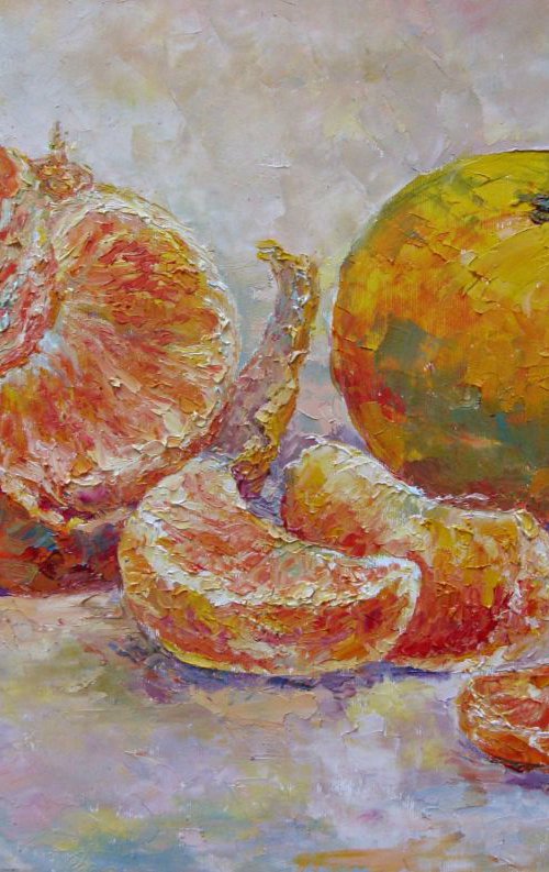 Tangerine season by Liubov Ponomarova