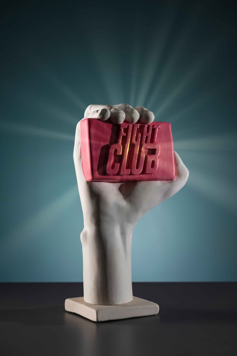 Fight Club Statue, Pop Art Sculpture for Modern Home Decor by Dervis Akdemir