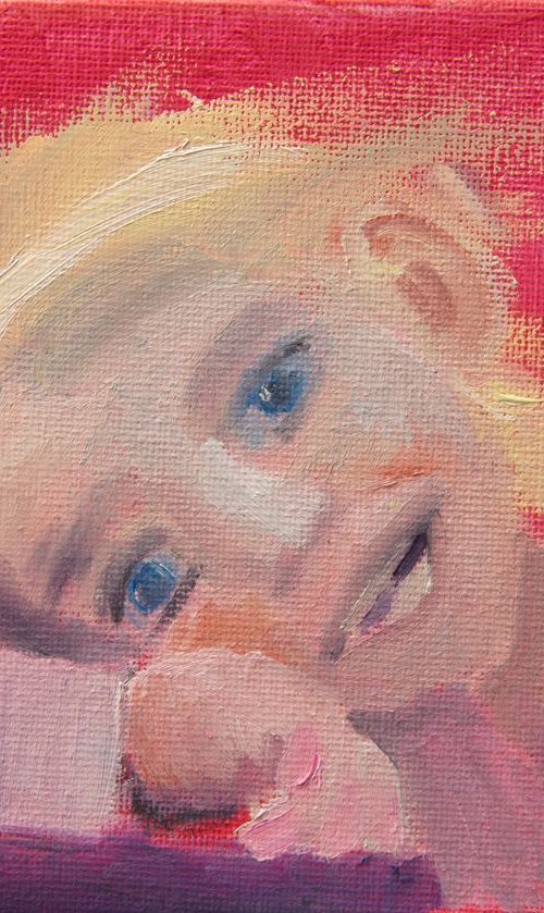 Talking Her Way Out Of Bedtime by Ryan  Louder