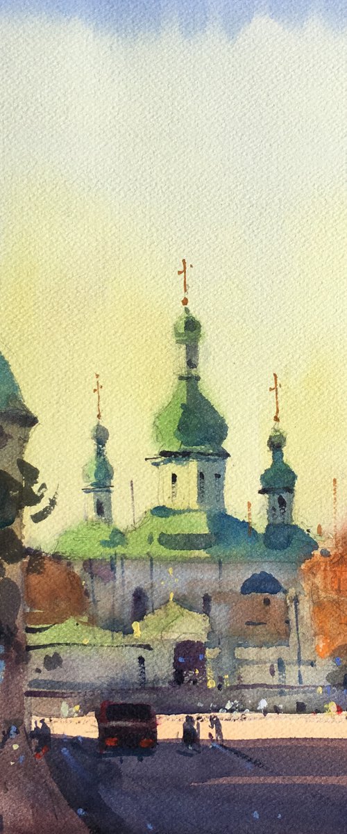 At the Walls of the Kiev-Pechersk Lavra by Andrii Kovalyk