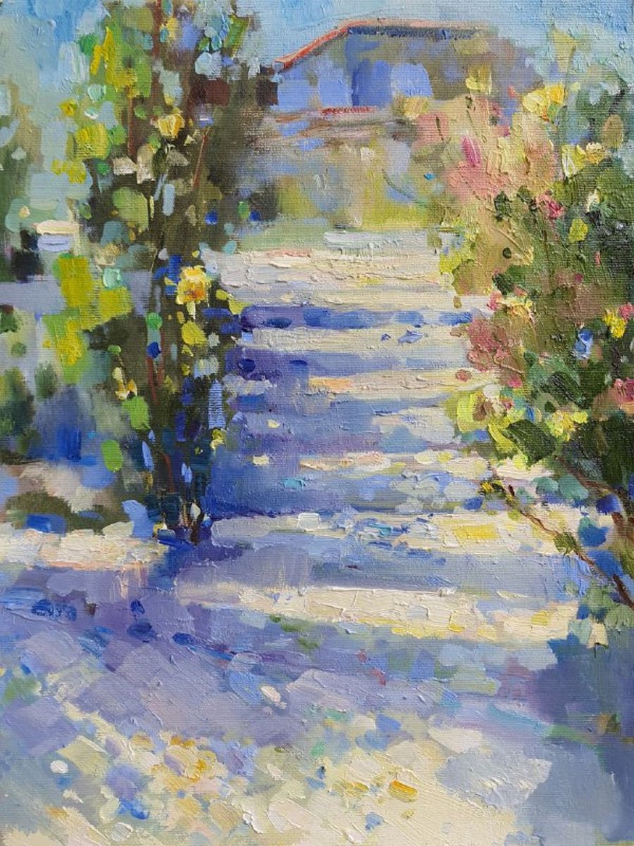 Steps that lead home by Olha Laptieva