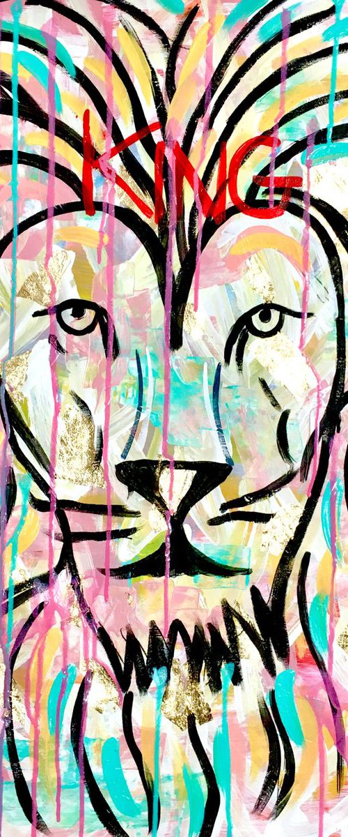 Lion king by Mercedes Lagunas