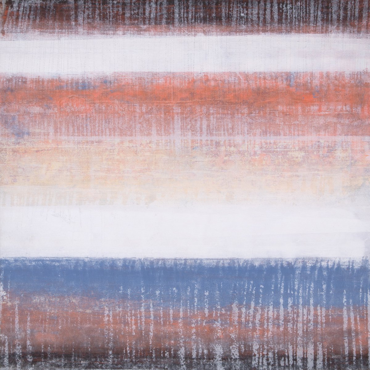 Abstract Acrylic Painting By Rokas Berziunas, 47 X 47", No. 22-04 (120 X 120 Cm), Original Artwork