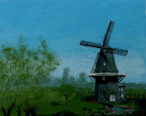 Windmill by Dunphy Fine Art