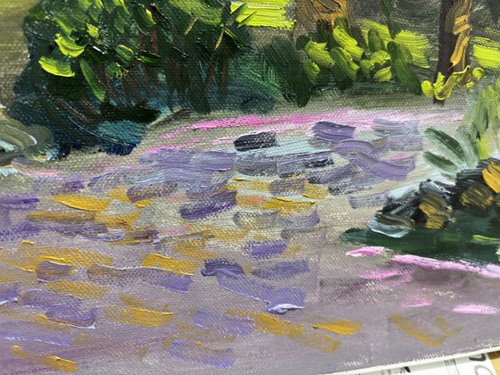 Spring Sakura Alley Plein Air