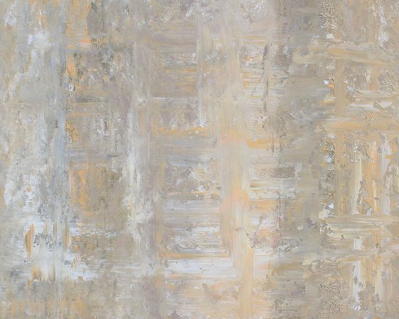 Abstract Peach Silver White Concept