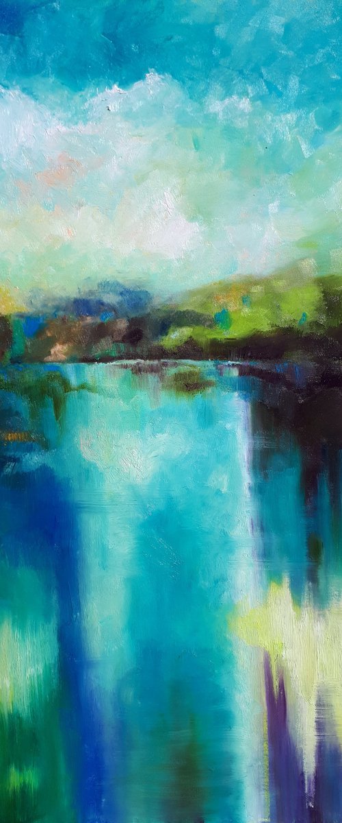 April light show (95x65cm) by Simon Tünde