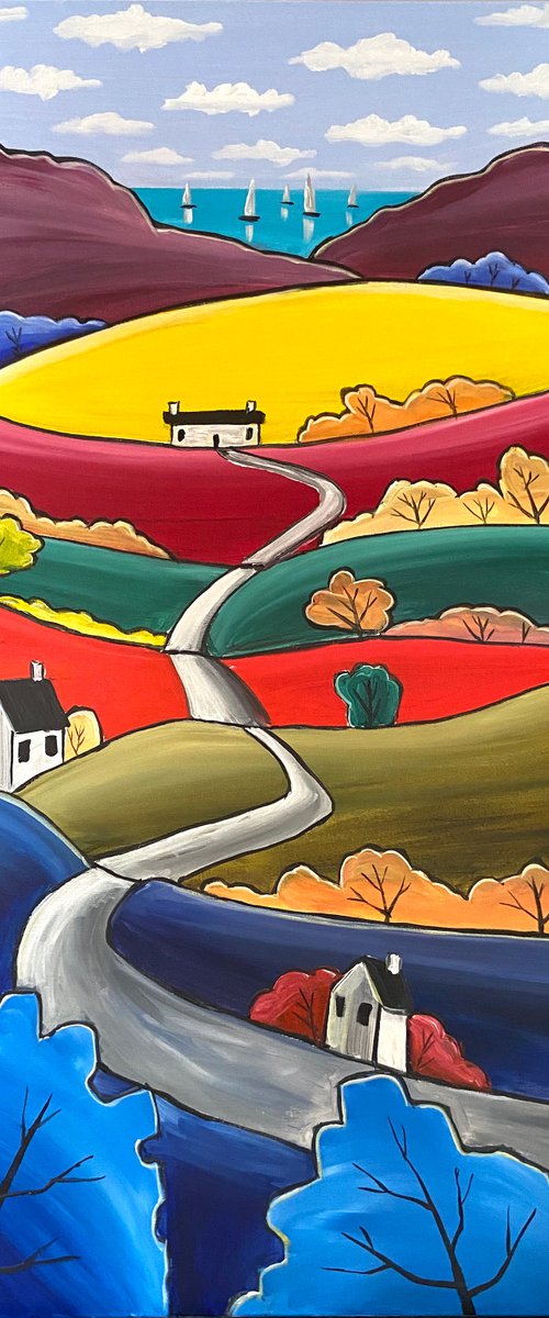 Over Many Hills And Far Away by Aisha Haider