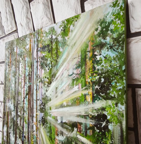 Forest painting