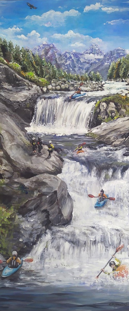 Kayakers by Chiara Schiavetta