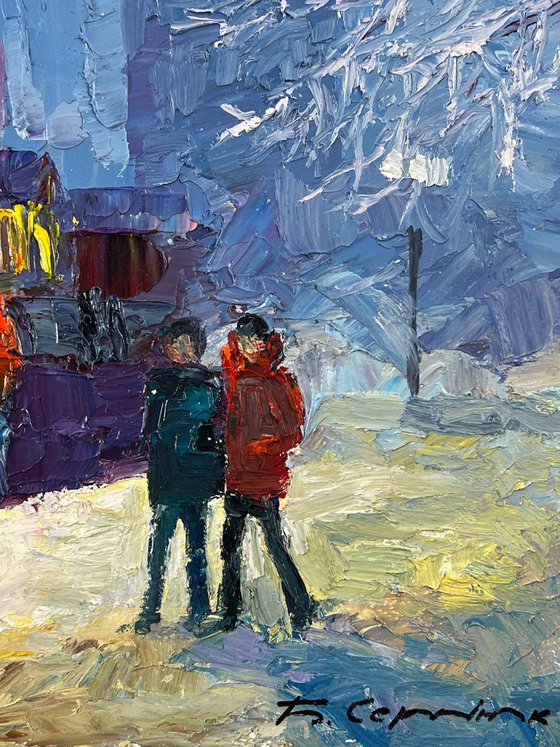 Winter Evening in the City
