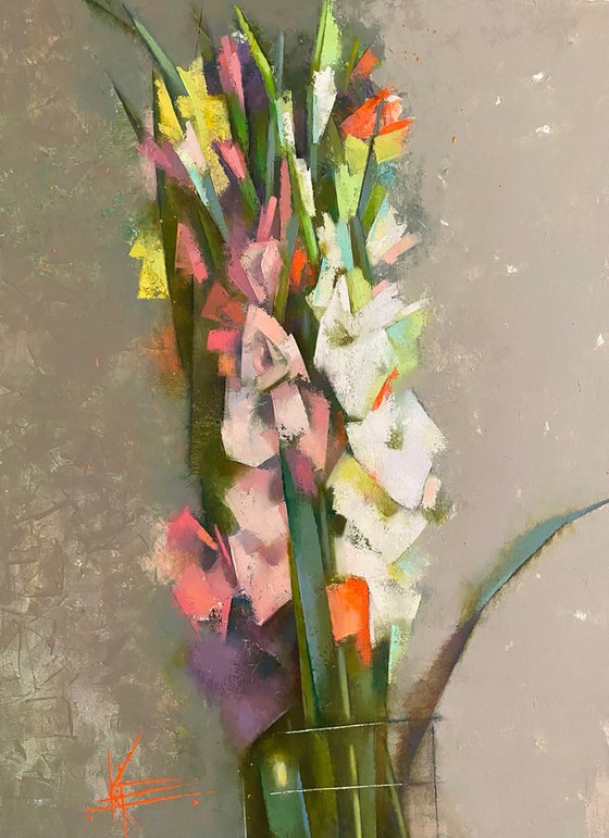 Elegant gladioli