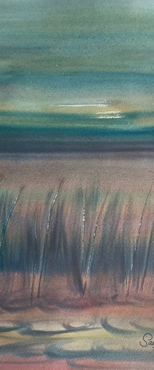 Chesil at Twilight by Samantha Adams