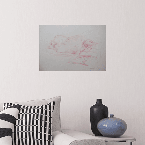 reclining female nude