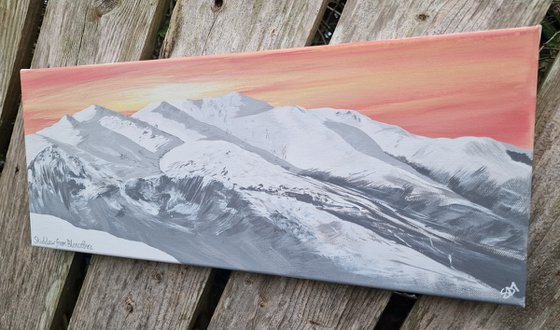 Skiddaw from Blencathra, The Lake District