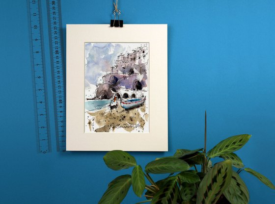 Positano Urban Sketch