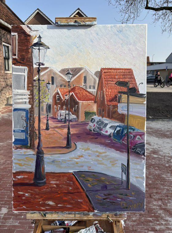 Historic Dutch Street Scene