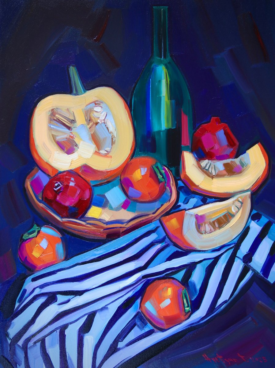 Expressive Oil Painting , Still Life By Tigran Avetyan, 18 X 24, Artwork For Sale On Artfinder