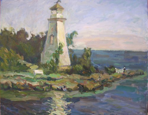 Northern lighthouse by Oleksa Chornyi