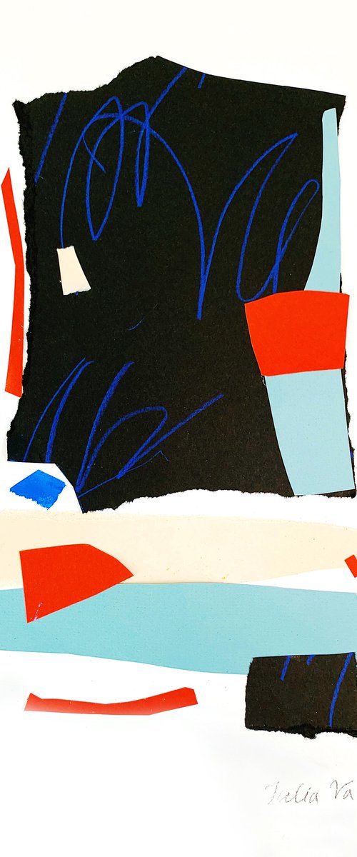 Blue lines by Julia Valtanen