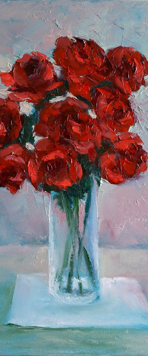 Red Roses by Juri Semjonov