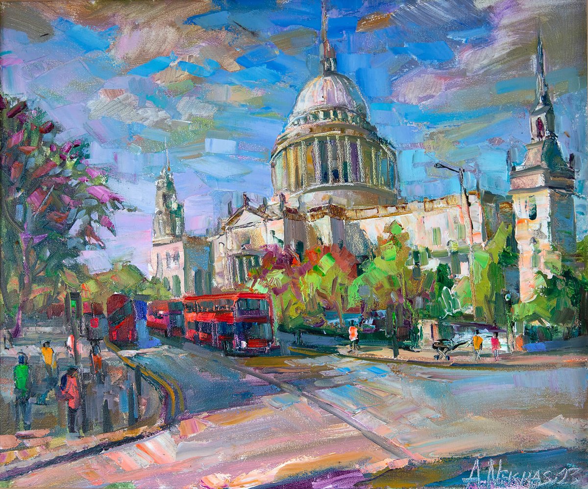 SPRING IN LONDON. ST. PAUL’S CATHEDRAL by Andriy Nekrasov