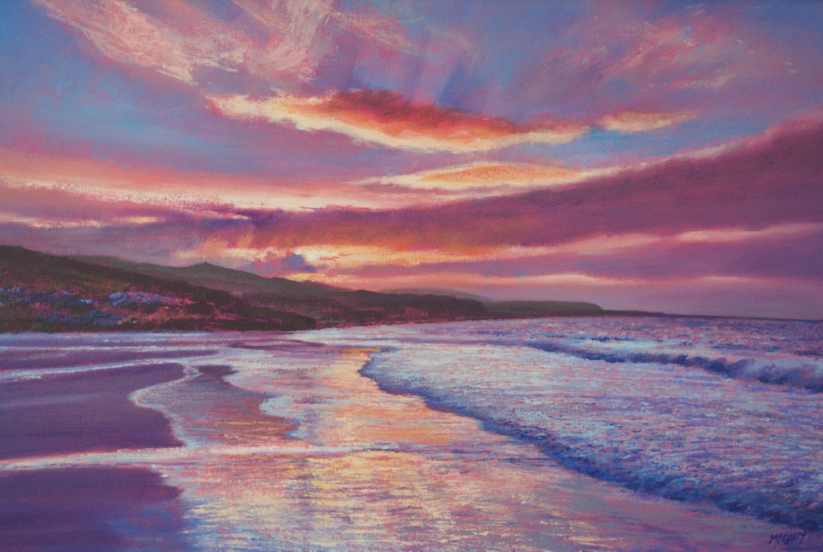 SUNSET, MONREITH by KEVAN MCGINTY