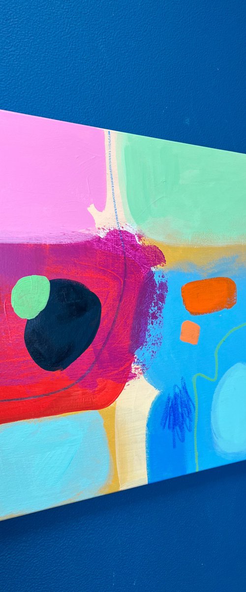 Colorful Modernist Abstract by Sasha Robinson