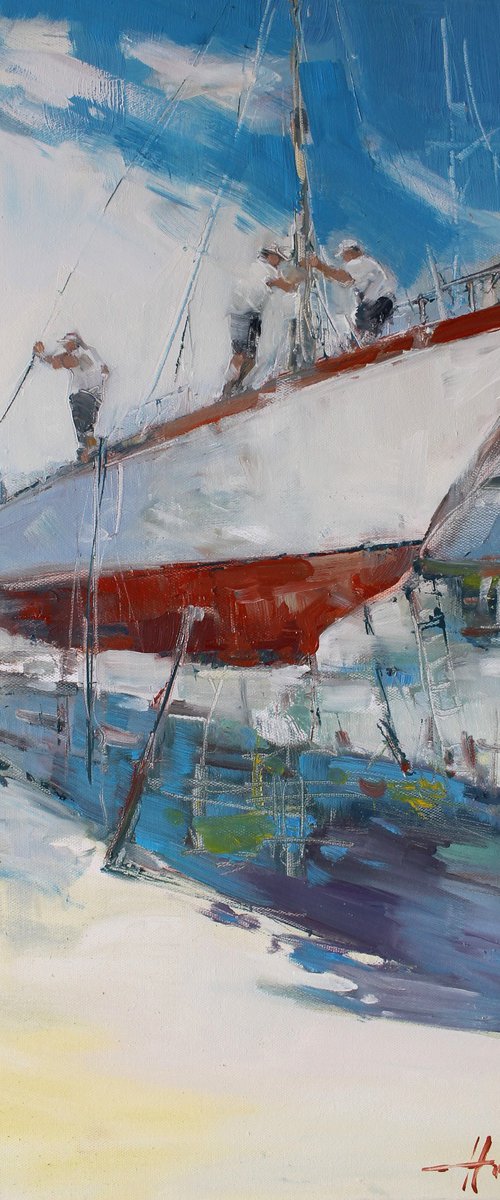 On Dry Land by Henadzy Havartsou