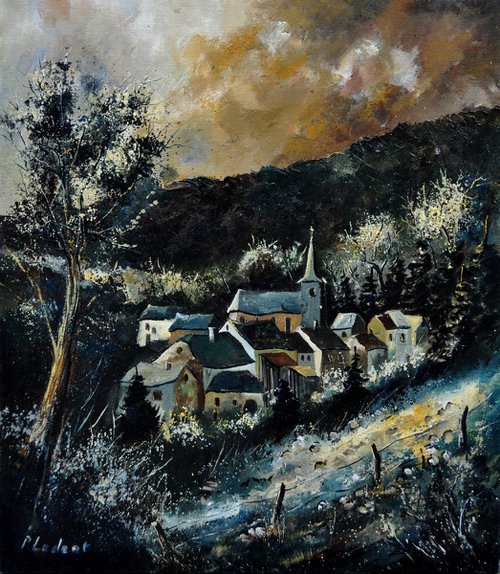 Village nestled in the hills by Pol Henry Ledent