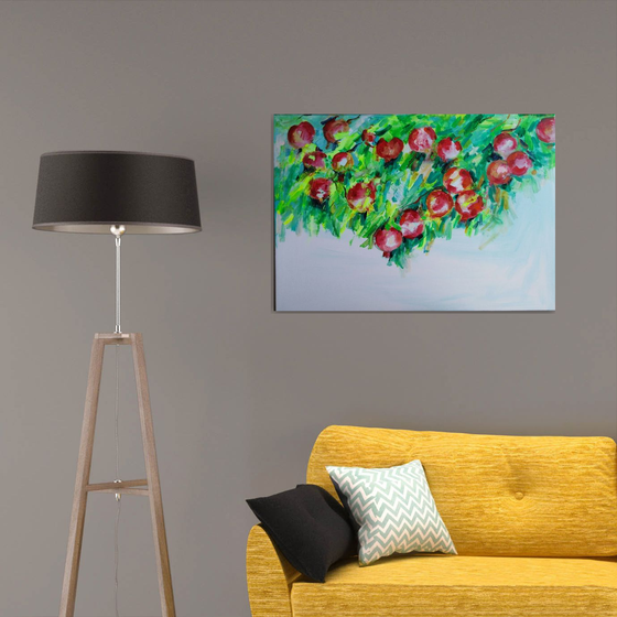 Pomegranate tree-(100x70cm)