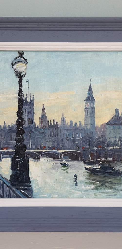 London Houses of Parliament by Roberto Ponte