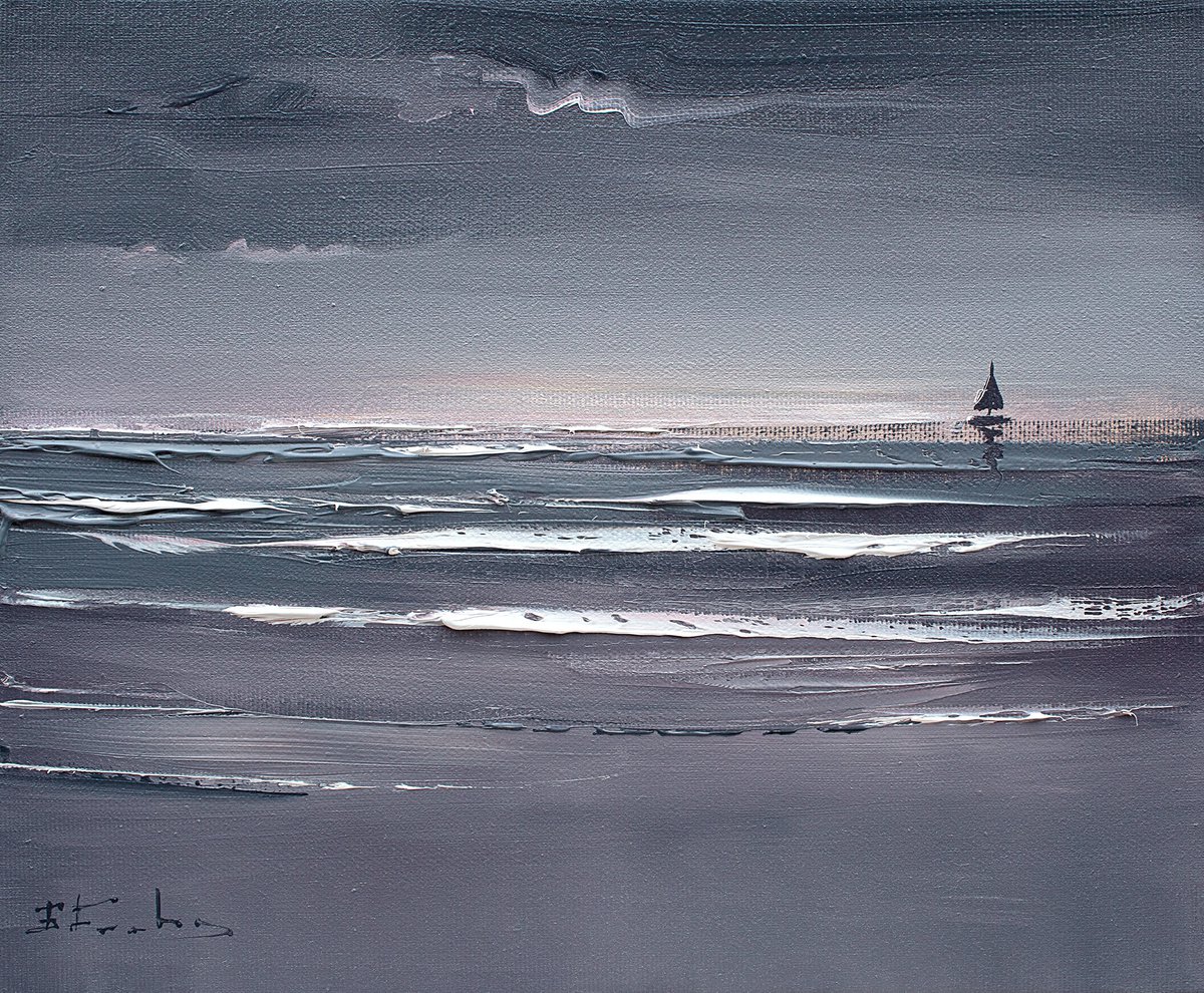Grey Sunset by Bozhena Fuchs
