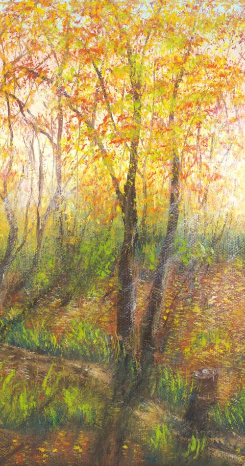 The autumnal forest by Ludmilla Ukrow