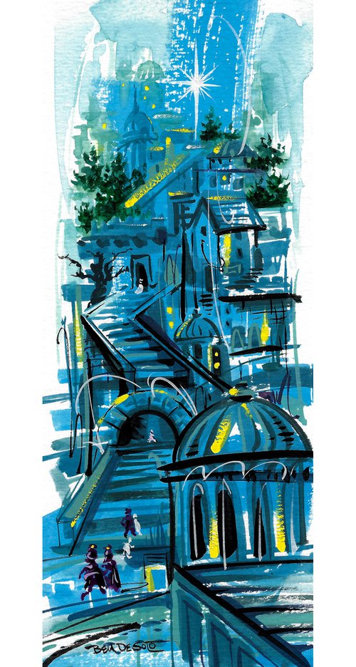 Blue Steps by Ben De Soto