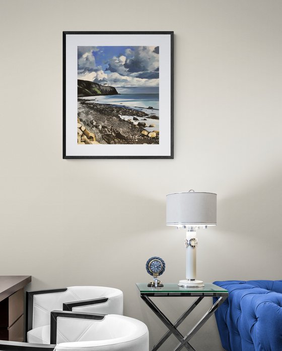 Moody Sky Blackhead Lighthouse