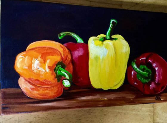 PEPPERS STILL LIFE. #8