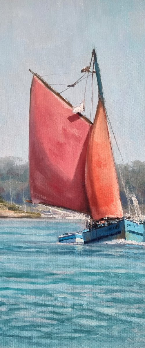 Sinagot (Sailboat from Morbihan) by Pascal Giroud