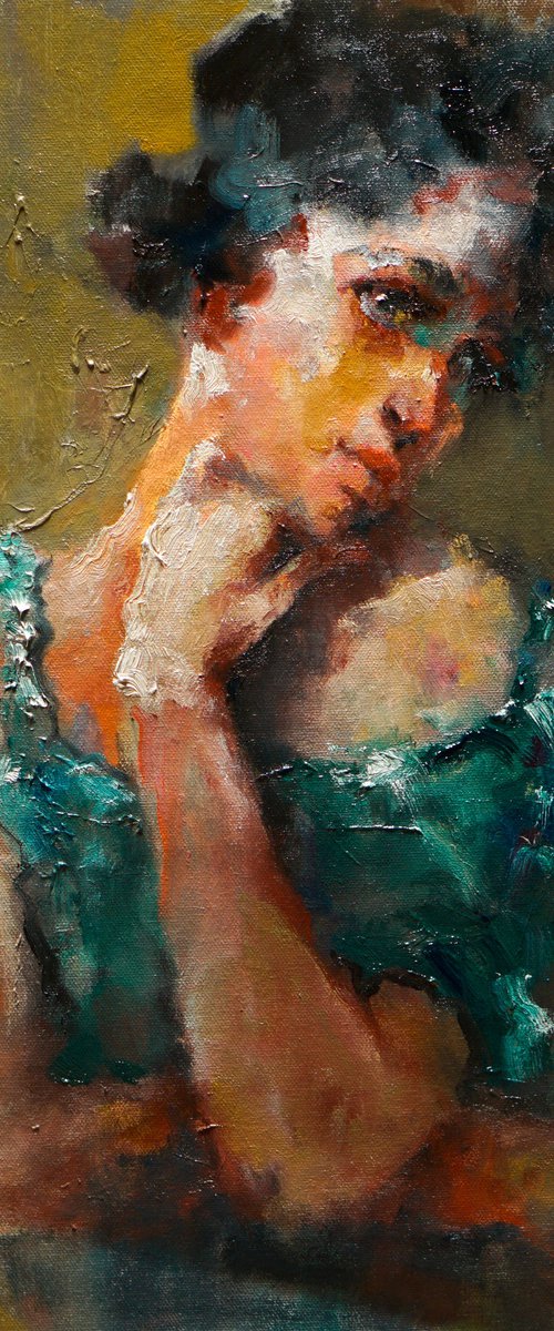EMERALD DRESS by pavel filin