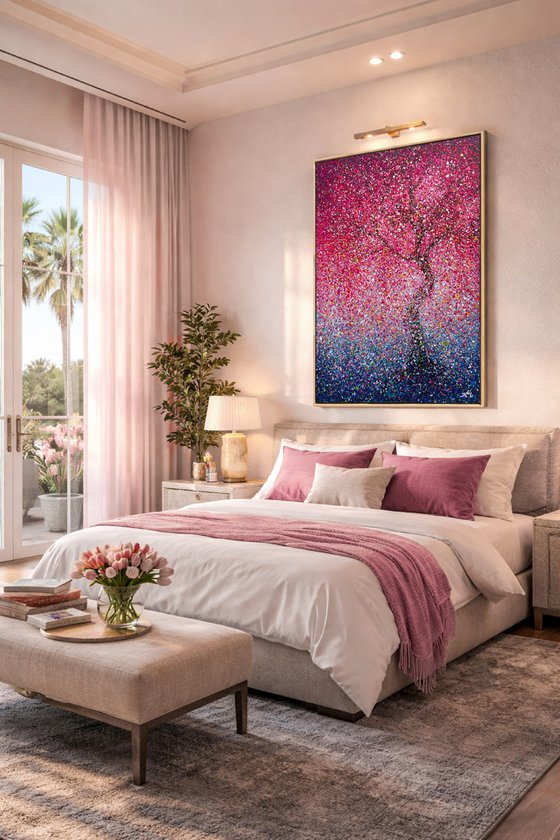 Softly, the Spring Speaks - framed