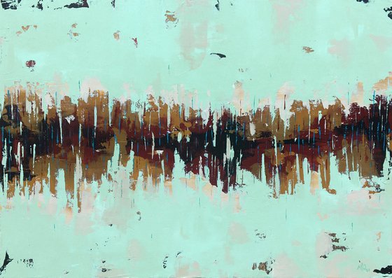 Horizontal Tear L1 - Abstract Painting