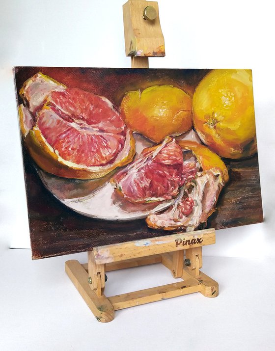 Grapefruit Still life